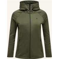 Peak Performance Midlayer-Jacke Rider Essentials gruen