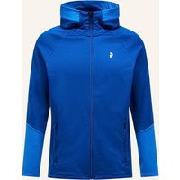 Peak Performance Midlayer-Jacke Rider Zip Hood blau