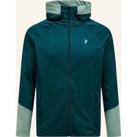 Peak Performance Midlayer-Jacke Rider Zip Hood gruen