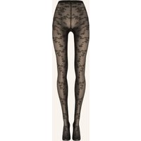 Wolford Wolford Strumpfhose Floret Tights schwarz