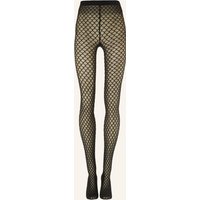Wolford Wolford Strumpfhose Velvet Net Illusion Tights schwarz