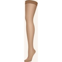 Wolford Halterloser Strumpf Individual 10 Stay-Up beige