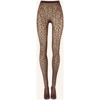 Wolford Wolford Strumpfhose Reptile Net Tights braun