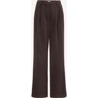 hessnatur Hessnatur Bundfalten Hose braun