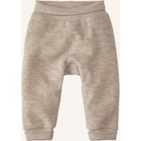 hessnatur Hessnatur Wollfrottee-Hose beige