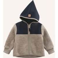 hessnatur Hessnatur Wollwalk Jacke grau