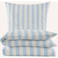 hessnatur Hessnatur Renforcé Bettwäsche-Set blau