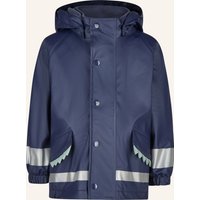 Sterntaler Sterntaler Regenjacke Gefüttert Zacken blau