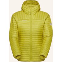 mammut Daunenjacke Broad Peak Light Miz Kapuze gelb