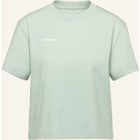 mammut Mammut Mammut Base Cropped T-Shirt Women Mini Logo gruen