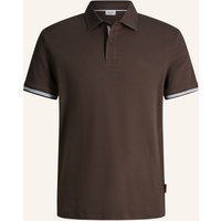 JOOP! JEANS Piqué-Poloshirt Amare braun
