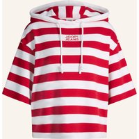 JOOP! JEANS Kurzarm-Hoodie rot
