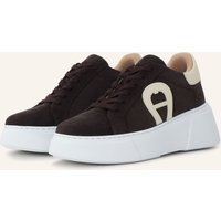 DUNKELBRAUN / CREME