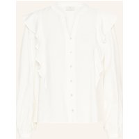 Kaffe Kaffe Hemdbluse Kaliva weiss