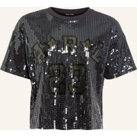 MARC AUREL Marc Aurel T-Shirt Mit Pailletten schwarz