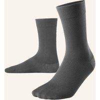 CEP Strümpfe Business Mid Cut Mit Kompression grau