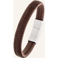 s.Oliver Armband Aus Echtleder braun