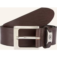 Strellson Gürtel Ledergürtel, Schwarz braun