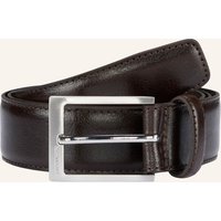 Strellson Gürtel Ledergürtel, Schwarz braun