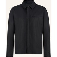Strellson Strellson Overjacket Modena Mit Leinen blau