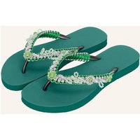 uzurii Uzurii Zehentrenner Macrame Green Blossom gruen