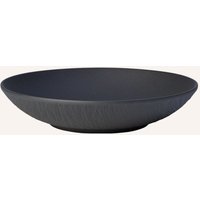 Villeroy & Boch Villeroy & Boch Suppenteller Manufacture Rock schwarz