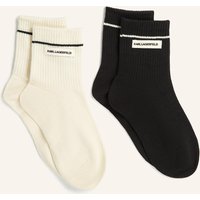 Karl Lagerfeld Karl Lagerfeld 2er-Pack Socken schwarz