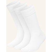 DillySocks Dillysocks 3er-Pack Socken One Color Smooth weiss