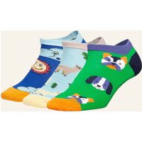 DillySocks Dillysocks Sneakersocken Short Fluffy Weather blau