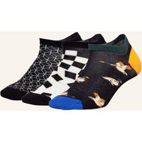 DillySocks Dillysocks Sneakersocken Short Duck Geometrics blau