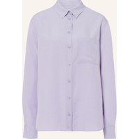 Les Lunes Les Lunes Langarmbluse Hattie Shirt Loose Fit Linen lila