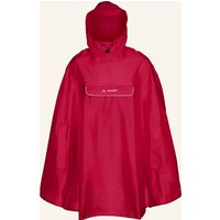 Vaude Regenponcho Valdipino rot