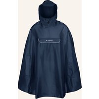 Vaude Regenponcho Valdipino blau