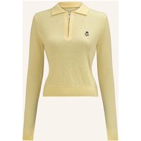 True Religion True Religion Strick-Poloshirt Amara gelb
