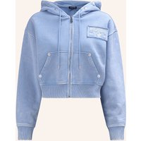 True Religion True Religion Zip-Hoodie Vintage Washed blau