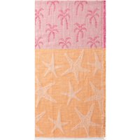 Codello Jacquard-Schal orange