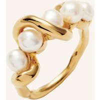MISSOMA Ring Molten Pearl By Glambou gold