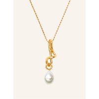 MISSOMA Kette Knot Pearl Drop By Glambou gold