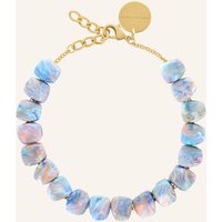 VANESSA BARONI Kette Small Organic Shaped Necklace Beige Multi By Glambou beige