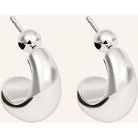 Pompidou Pompidou Ohrhänger Tiny Chubby Hoops By Glambou silber
