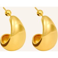 Pompidou Pompidou Ohrhänger Medi Chubby Hoops By Glambou gold