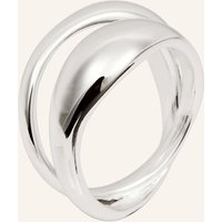 Pompidou Pompidou Ring Chubby Two-In-One Ring By Glambou silber
