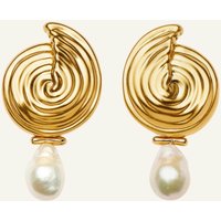 MISSOMA Ohrhänger Spiral Detachable Pearl Drop Earrings By Glambou gold