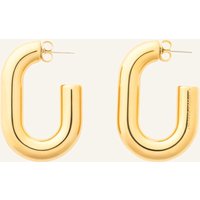 VANESSA BARONI Creolen New Oval Earring Gold By Glambou gold
