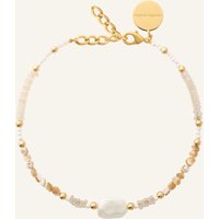 VANESSA BARONI Vanessa Baroni Halsketten Shore Necklace Taupe By Glambou gold