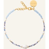 VANESSA BARONI Vanessa Baroni Halsketten Shore Necklace Blue By Glambou gold