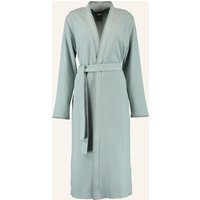 Cawö Home Damen Bademantel Kimono Pique 812 - Farbe: salbei - 44 - XS