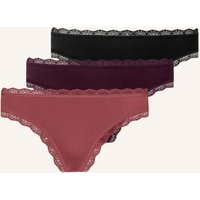 SNOCKS 3er-Pack String mit Spitze