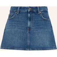 7 For All Mankind 7 For All Mankind Milly Skirt Jeansrock blau