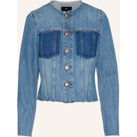 7 For All Mankind 7 For All Mankind Denim Vicky Jacket blau